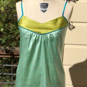 Original Penguin Green Polka-dot Cami